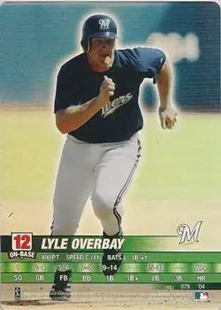 2004 MLB Showdown Pennant Run #079 - Lyle Overbay - Milwaukee Brewers