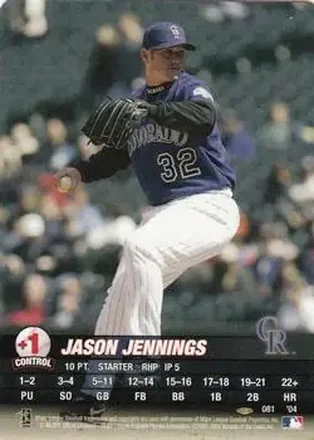 2004 MLB Showdown Pennant Run #081 - Jason Jennings - Colorado Rockies