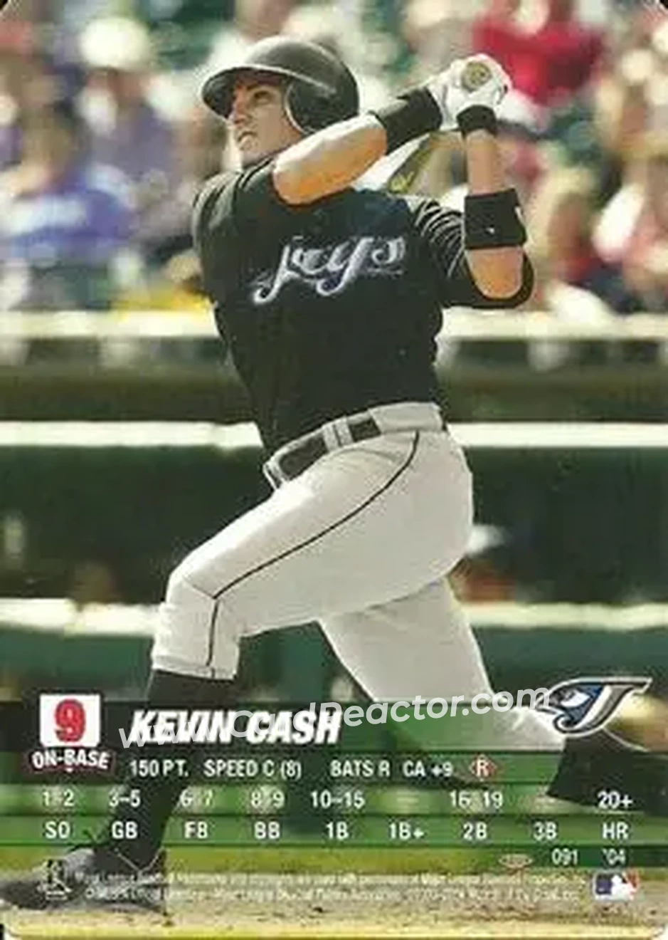 2004 MLB Showdown Pennant Run #091 - Kevin Cash - Toronto Blue Jays - Front