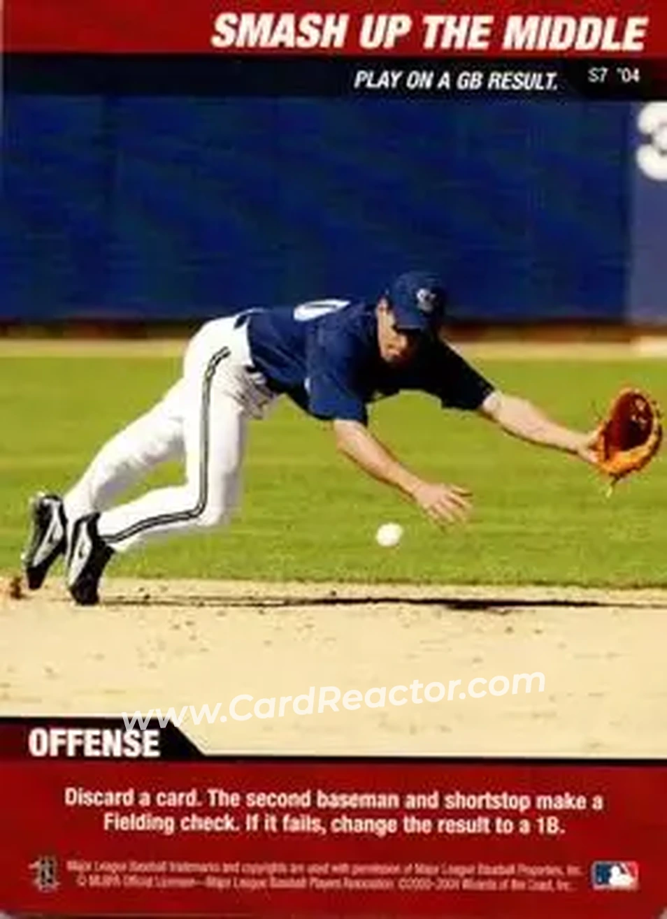 2004 MLB Showdown Pennant Run - Strategy #S7 - Smash Up the Middle - Milwaukee Brewers - Front