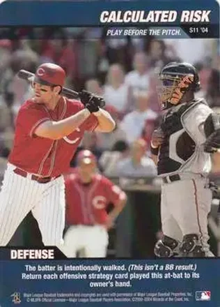 2004 MLB Showdown Pennant Run #S11 Strategy Calculated Risk