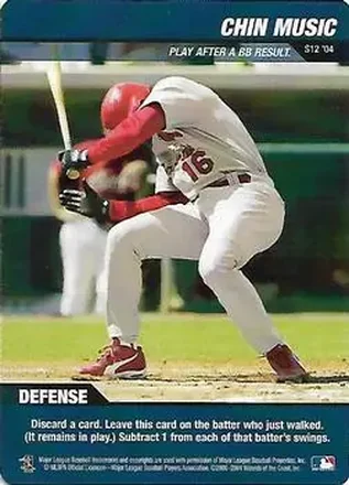 2004 MLB Showdown Pennant Run - Strategy #S12 - Chin Music - St. Louis Cardinals