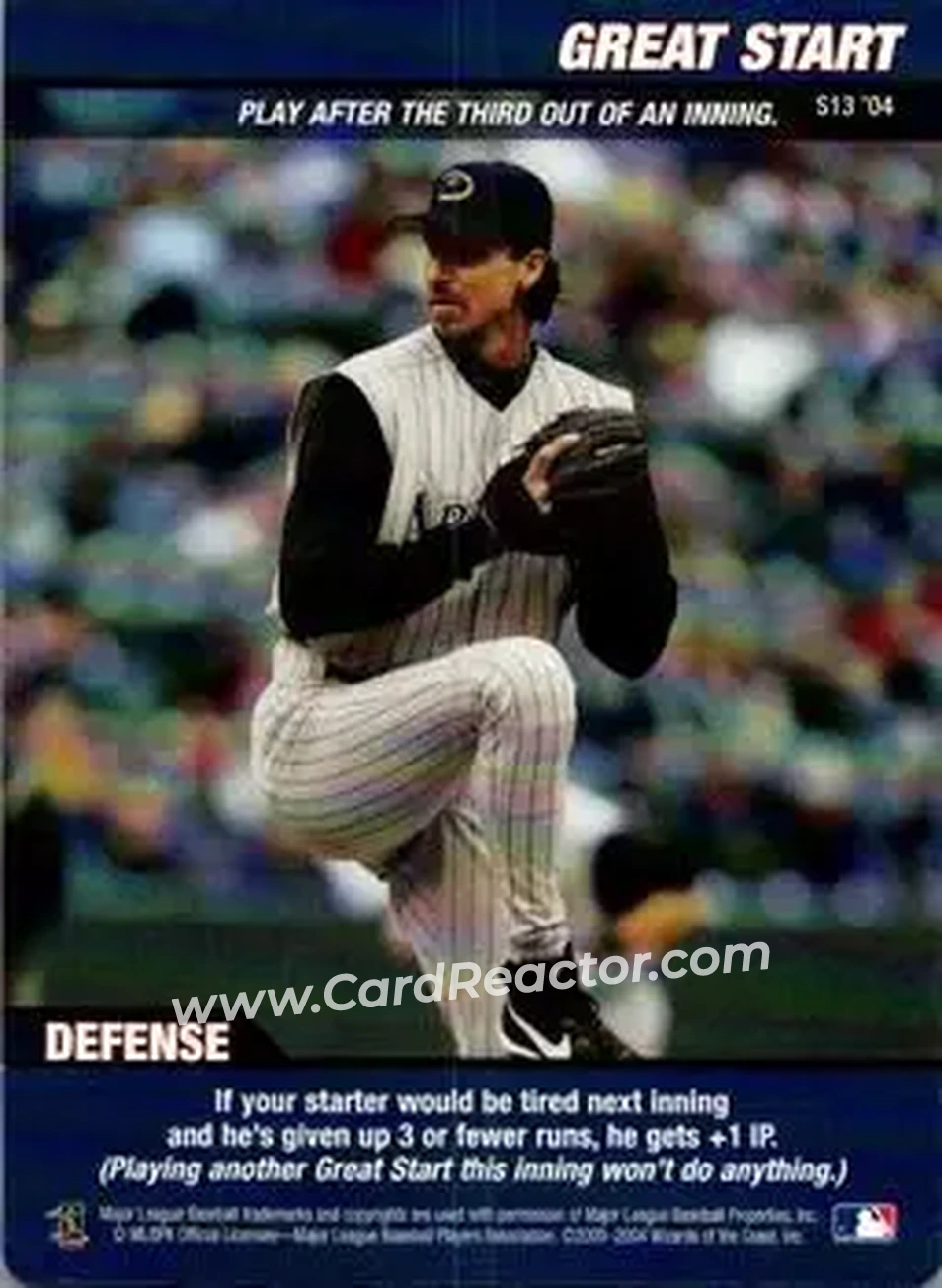 2004 MLB Showdown Pennant Run - Strategy #S13 - Great Start - Arizona Diamondbacks - Front 2004 MLB Showdown Pennant Run - Strategy #S13 - Great Start - Arizona Diamondbacks - Front