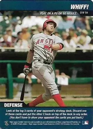 2004 MLB Showdown Pennant Run #S19 Strategy Whiff!
