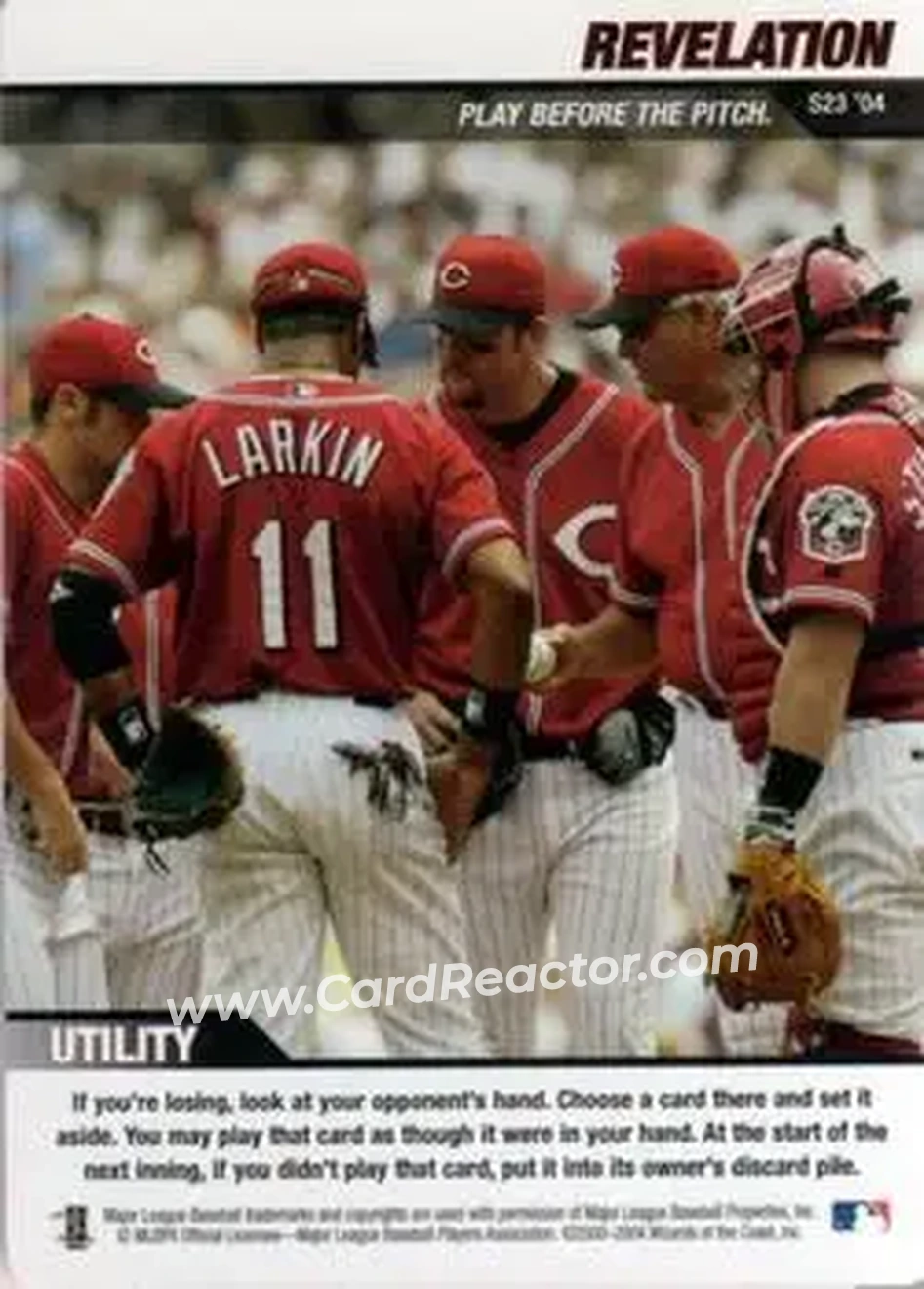 2004 MLB Showdown Pennant Run - Strategy #S23 - Revelation - Cincinnati Reds - Front