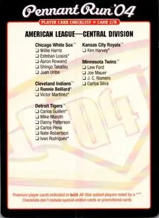 2004 MLB Showdown Pennant Run feature card
