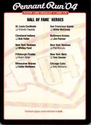 2004 MLB Showdown Pennant Run feature card