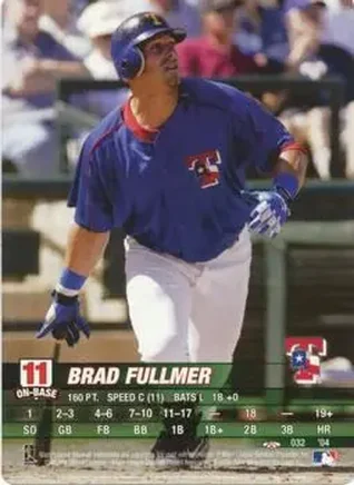 2004 MLB Showdown Trading Deadline #032 - Brad Fullmer - Texas Rangers