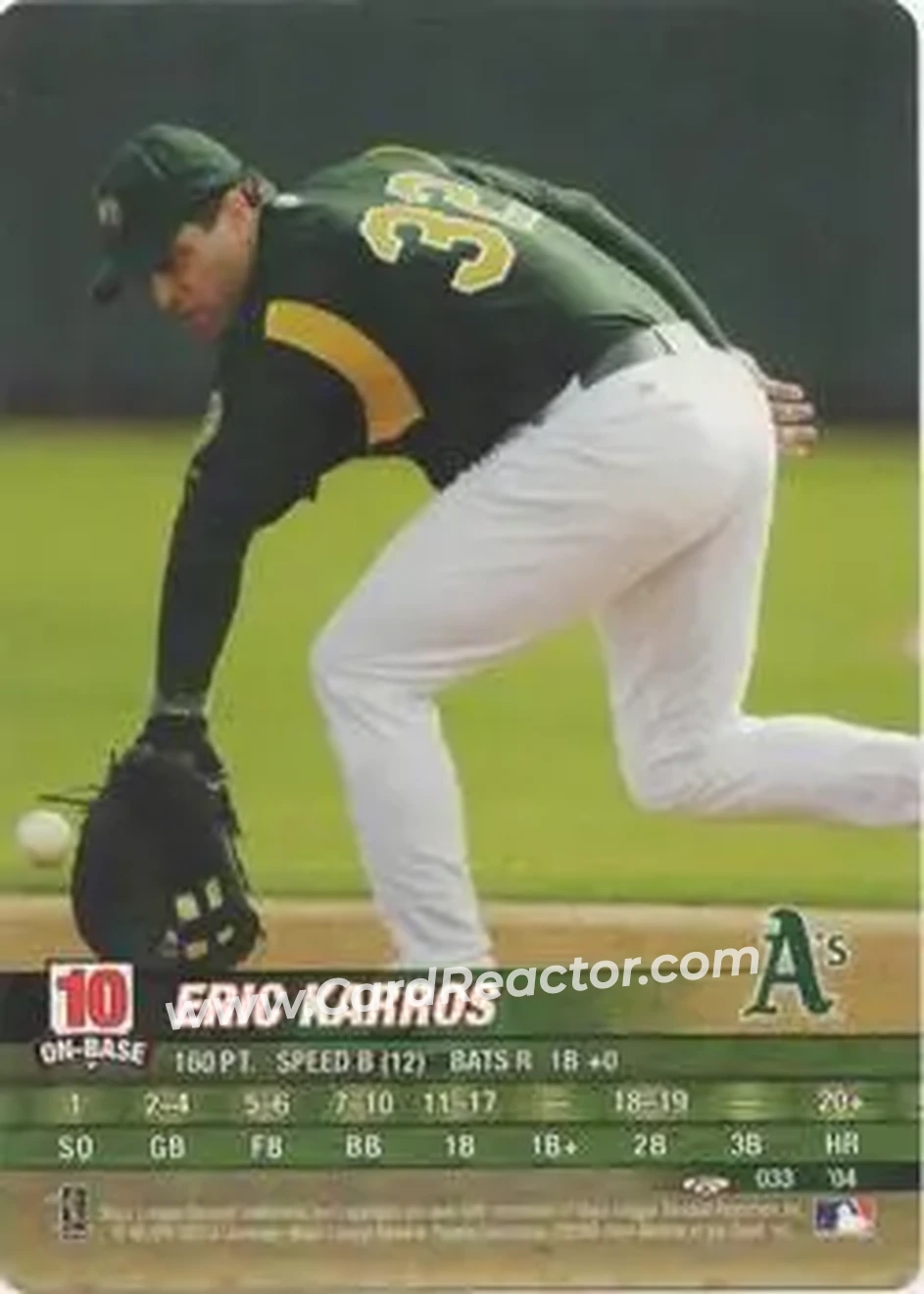 2004 MLB Showdown Trading Deadline #033 - Eric Karros - Oakland Athletics - Front 2004 MLB Showdown Trading Deadline #033 - Eric Karros - Oakland Athletics - Front