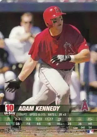 2004 MLB Showdown Trading Deadline #040 - Adam Kennedy - Anaheim Angels