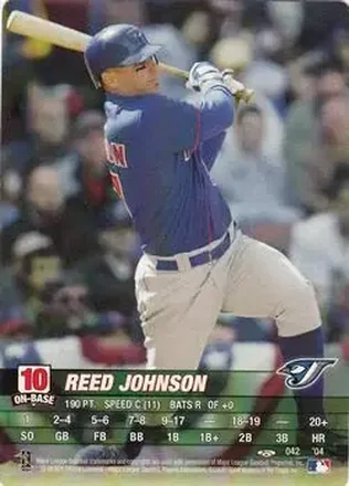 2004 MLB Showdown Trading Deadline #042 - Reed Johnson - Toronto Blue Jays