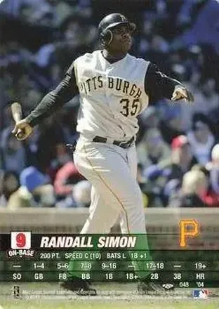2004 MLB Showdown Trading Deadline #048 - Randall Simon - Pittsburgh Pirates