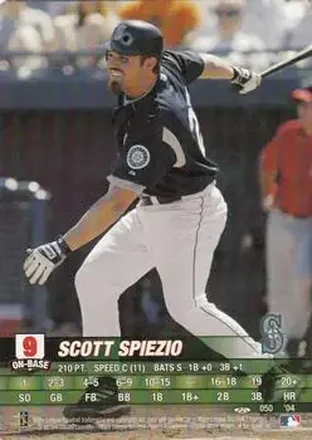 2004 MLB Showdown Trading Deadline #050 - Scott Spiezio - Seattle Mariners