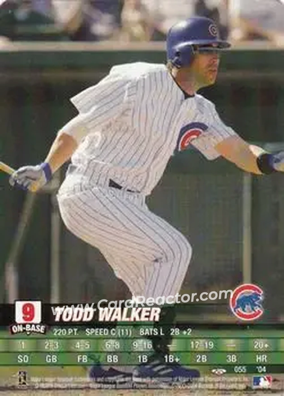 2004 MLB Showdown Trading Deadline #055 - Todd Walker - Chicago Cubs - Front 2004 MLB Showdown Trading Deadline #055 - Todd Walker - Chicago Cubs - Front