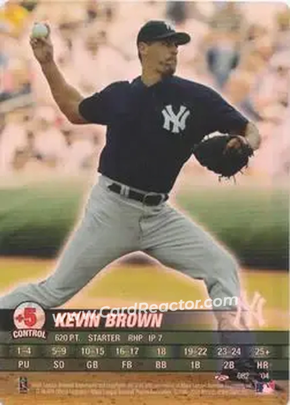 2004 MLB Showdown Trading Deadline #082 - Kevin Brown - New York Yankees - Front 2004 MLB Showdown Trading Deadline #082 - Kevin Brown - New York Yankees - Front