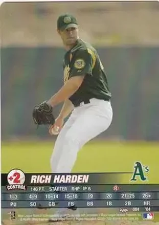 2004 MLB Showdown Trading Deadline #084 - Rich Harden - Oakland Athletics