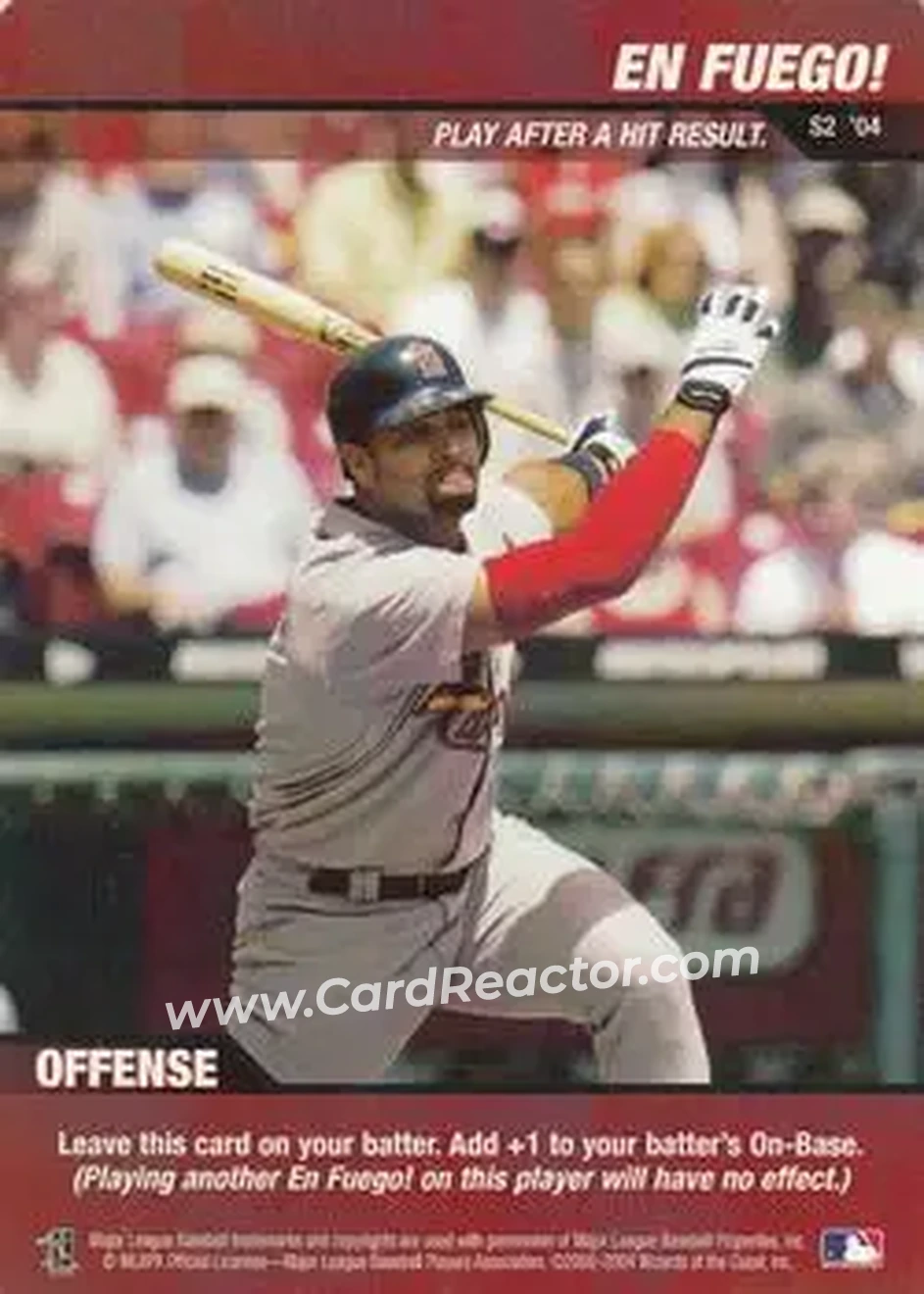 2004 MLB Showdown Trading Deadline - Strategy #S2 - En Fuego! - St. Louis Cardinals - Front