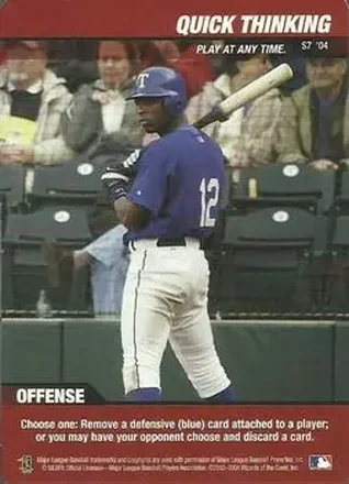 2004 MLB Showdown Trading Deadline #S7 Strategy Quick Thinking