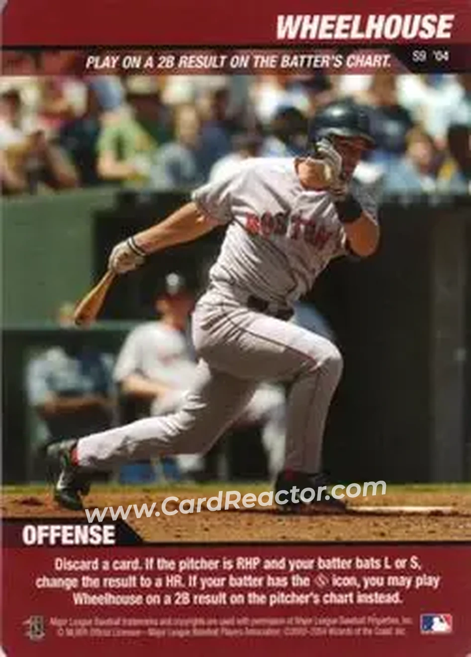 2004 MLB Showdown Trading Deadline - Strategy #S9 - Wheelhouse - Boston Red Sox - Front