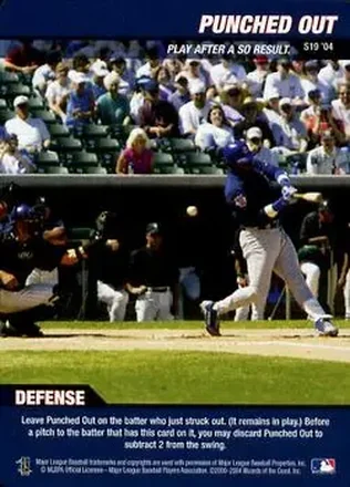 2004 MLB Showdown Trading Deadline - Strategy #S19 - Punched Out - Chicago Cubs