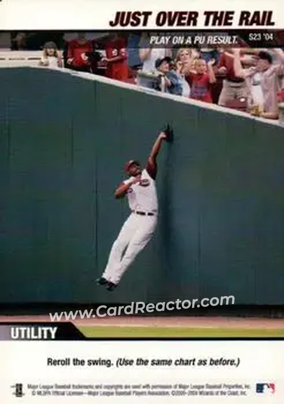 2004 MLB Showdown Trading Deadline - Strategy #S23 - Just Over the Rail - Cincinnati Reds - Front