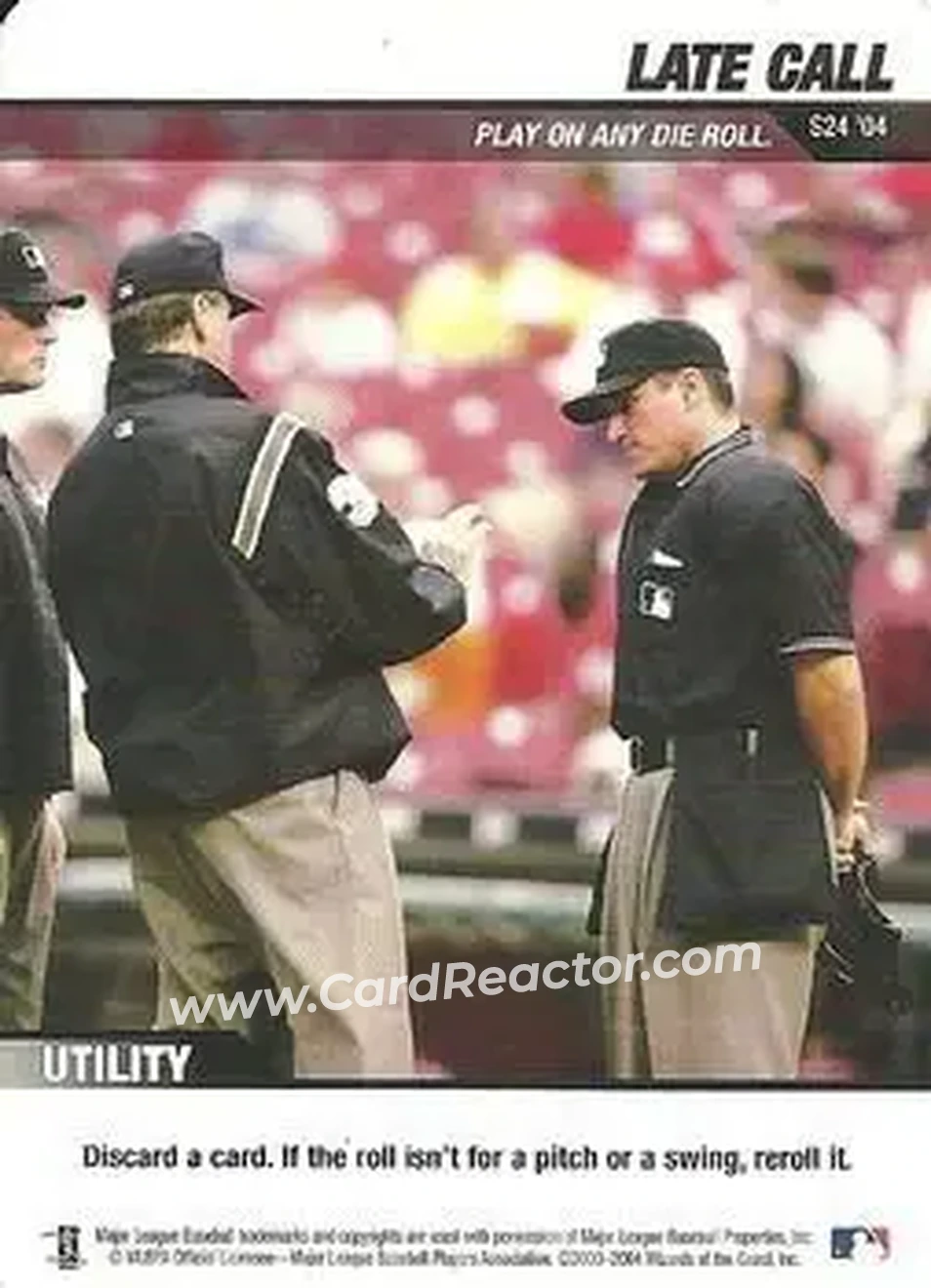 2004 MLB Showdown Trading Deadline - Strategy #S24 - Late Call - Front