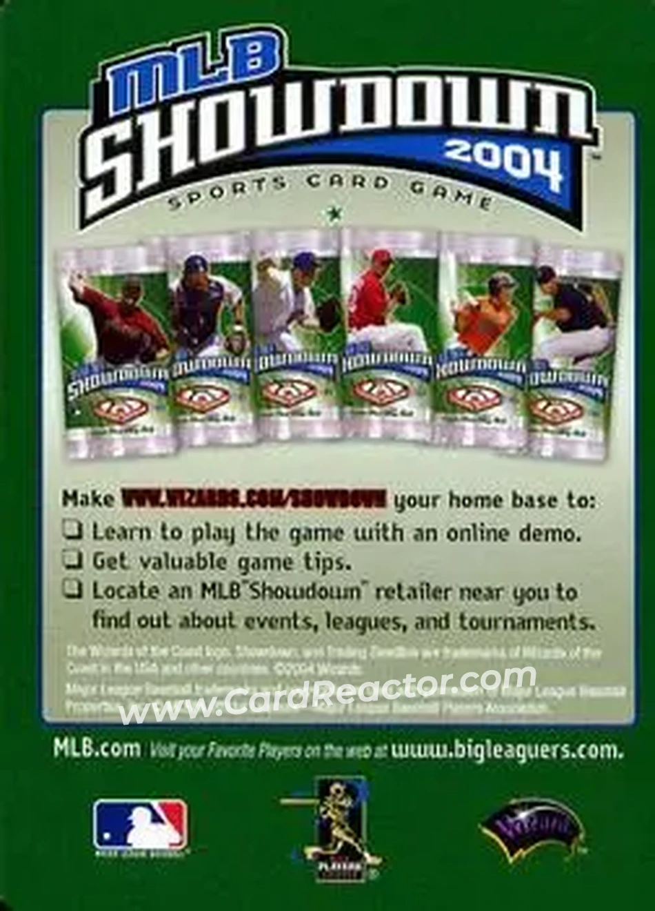 2004 MLB Showdown Trading Deadline - Checklists #2a - American League Central Division - Back