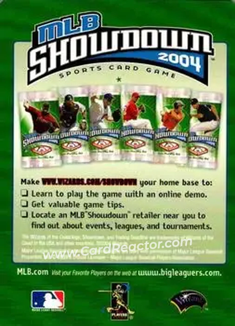 2004 MLB Showdown Trading Deadline - Checklists #4 - National League East Division - Back