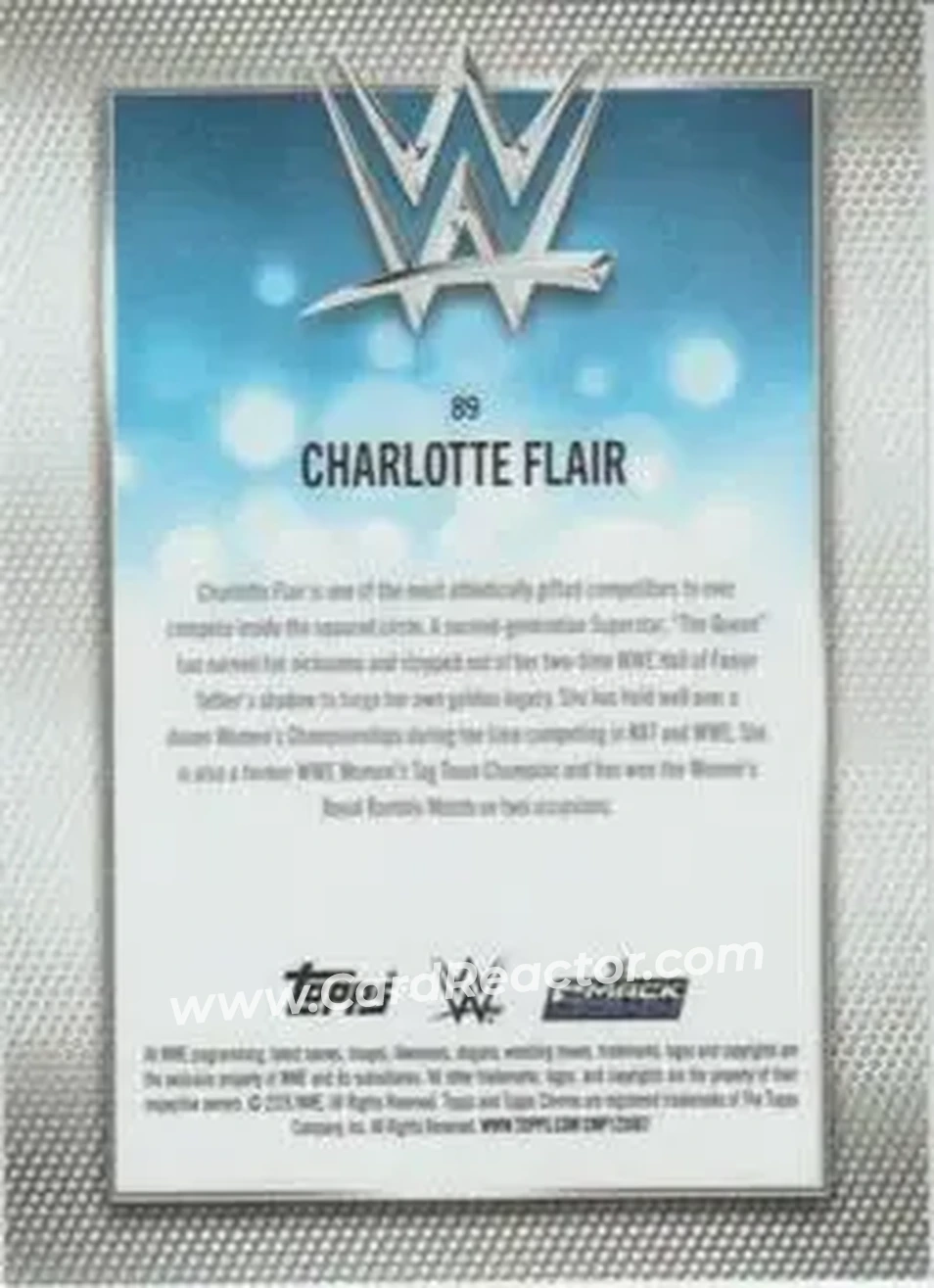 2026 Topps Chrome WWE #89 - Charlotte Flair - Back 2026 Topps Chrome WWE #89 - Charlotte Flair - Back