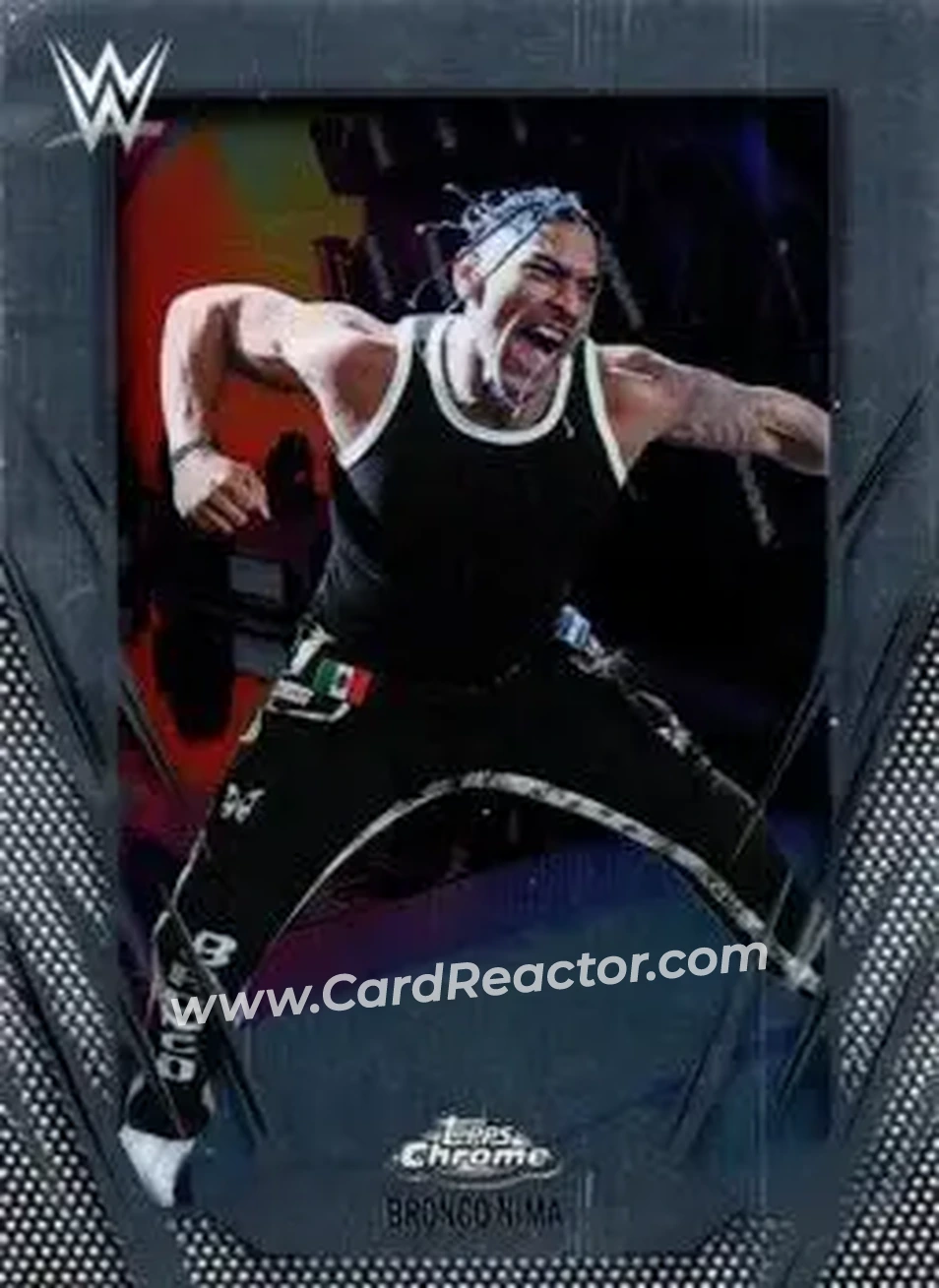 2026 Topps Chrome WWE #103 - Bronco Nima - Front