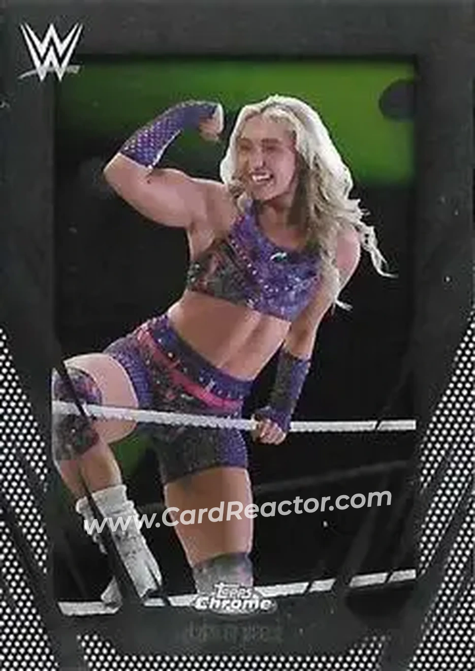 2026 Topps Chrome WWE #149 - Brinley Reece - Front 2026 Topps Chrome WWE #149 - Brinley Reece - Front