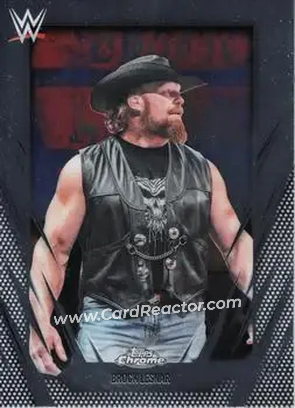 2026 Topps Chrome WWE #168 - Brock Lesnar - Front 2026 Topps Chrome WWE #168 - Brock Lesnar - Front