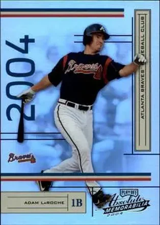 2004 Playoff Absolute Memorabilia #23 - Adam LaRoche - Atlanta Braves