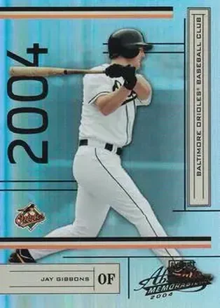 2004 Playoff Absolute Memorabilia #26 - Jay Gibbons - Baltimore Orioles
