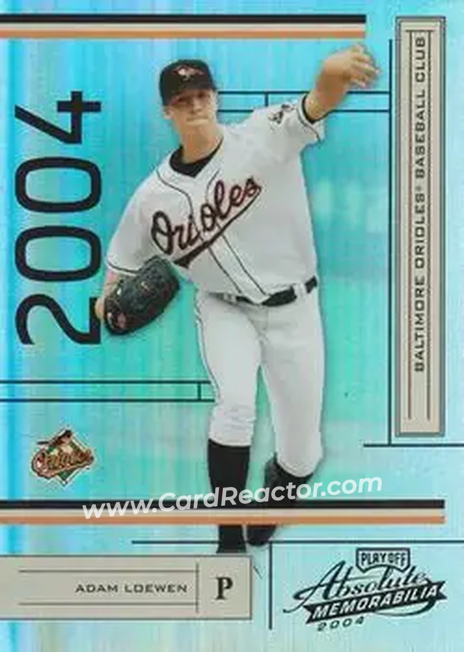 2004 Playoff Absolute Memorabilia #29 - Adam Loewen - Baltimore Orioles - Front