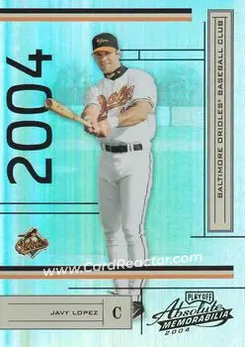 2004 Playoff Absolute Memorabilia #31 - Javier Lopez - Baltimore Orioles - Front