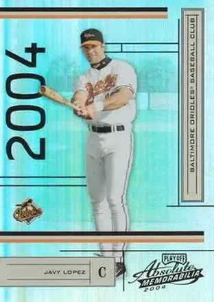 2004 Playoff Absolute Memorabilia #31 - Javier Lopez - Baltimore Orioles
