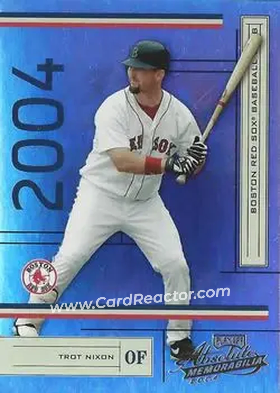 2004 Playoff Absolute Memorabilia #36 - Trot Nixon - Boston Red Sox - Front