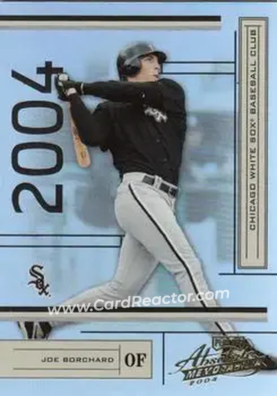 2004 Playoff Absolute Memorabilia #55 - Joe Borchard - Chicago White Sox - Front