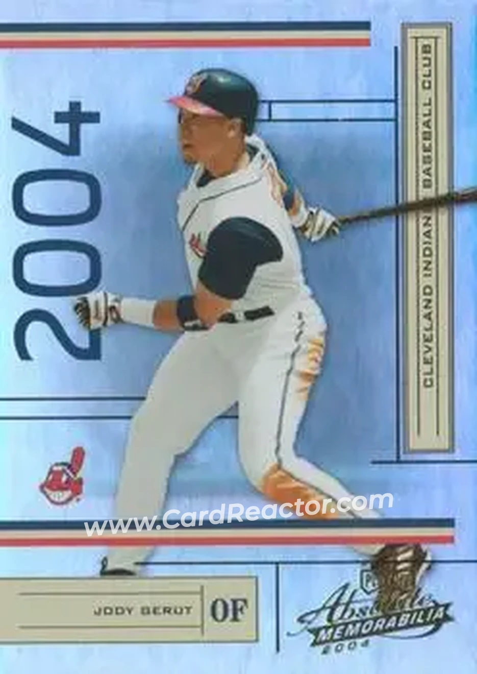 2004 Playoff Absolute Memorabilia #63 - Jody Gerut - Cleveland Indians - Front