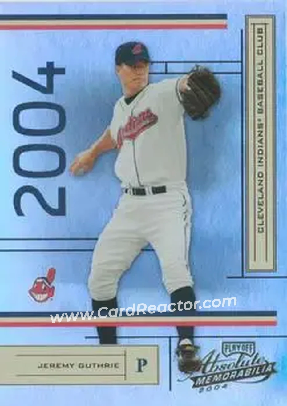 2004 Playoff Absolute Memorabilia #64 - Jeremy Guthrie - Cleveland Indians - Front