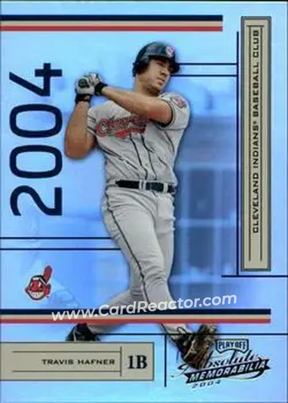 2004 Playoff Absolute Memorabilia #65 - Travis Hafner - Cleveland Indians - Front