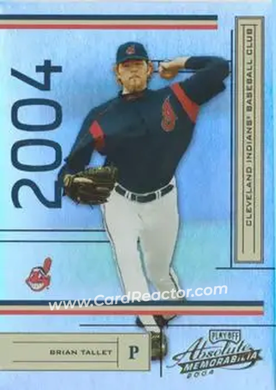 2004 Playoff Absolute Memorabilia #66 - Brian Tallet - Cleveland Indians - Front