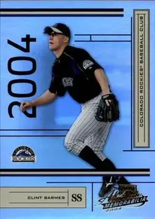 2004 Playoff Absolute Memorabilia #70 - Clint Barmes - Colorado Rockies