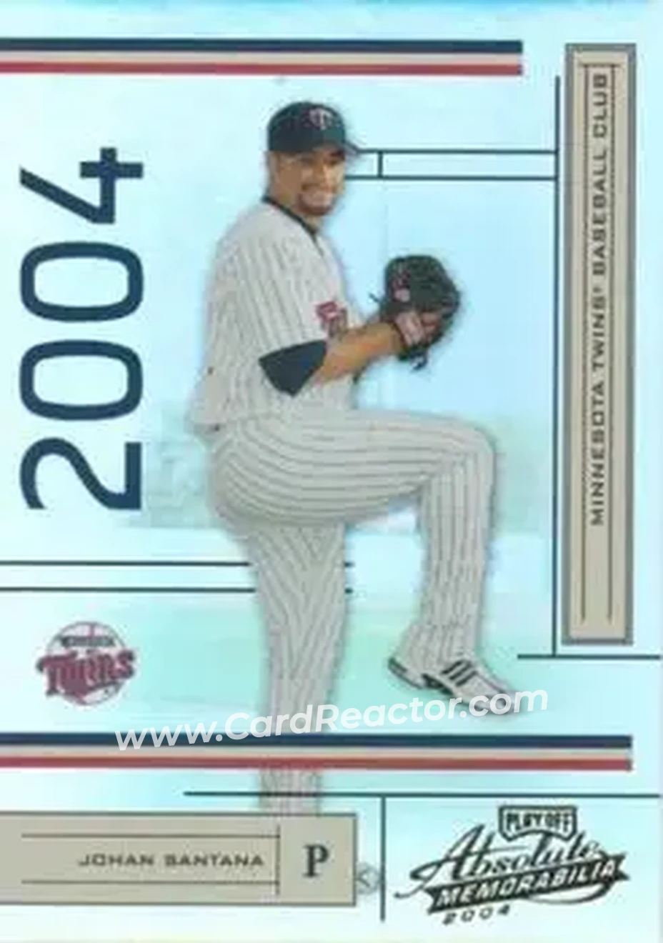 2004 Playoff Absolute Memorabilia #120 - Johan Santana - Minnesota Twins - Front
