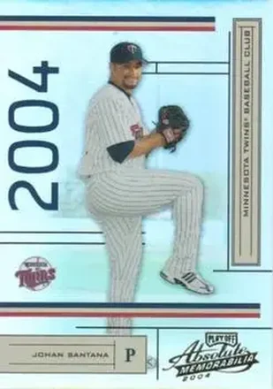 2004 Playoff Absolute Memorabilia #120 - Johan Santana - Minnesota Twins