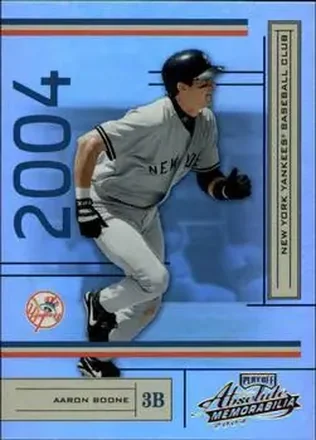 2004 Playoff Absolute Memorabilia #134 - Aaron Boone - New York Yankees