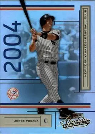 2004 Playoff Absolute Memorabilia #139 - Jorge Posada - New York Yankees