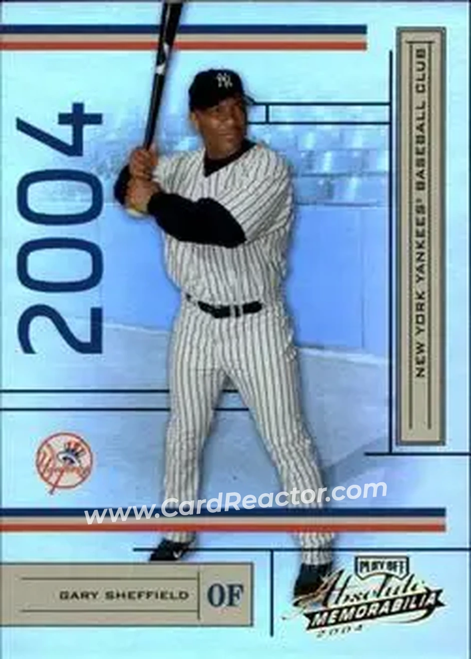 2004 Playoff Absolute Memorabilia #144 - Gary Sheffield - New York Yankees - Front
