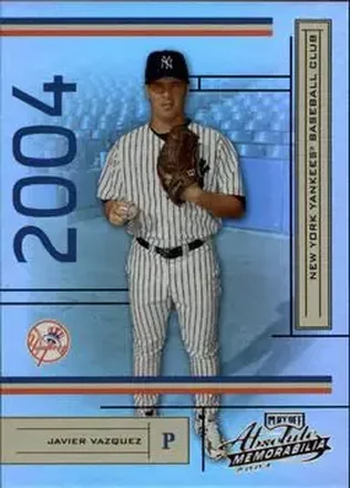 2004 Playoff Absolute Memorabilia #147 - Javier Vazquez - New York Yankees